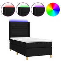 Cama Box Spring con Colchón y Luces LED 90x190 cm Vidaxl