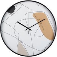 Reloj de Pared Metálico Negro 60x4.5x60 cm Reloj de Pared Metálico Negro 60x4.5x60 cm