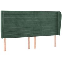 Cabecero con orejas de terciopelo 183x23x118/128 cm CFW985954