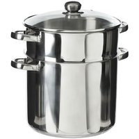Olla Doble "Cuscusera" De Acero Inoxidable Olla Doble "Cuscusera" De Acero Inoxidable
