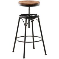 Taburete Industrial Beam Metal Bronce