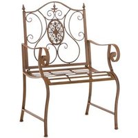 Silla de exterior Punjab Metal 53x62x94 cm