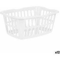 Cesto de Polipropileno Blanco 50 L (12 Unidades)