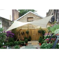Toldo Vela Cuadrado 5 M Crema Gss4500 Perel