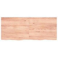Estante de Pared Flotante Roble 120x50 Cm Cfw759839