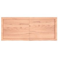 Estante de Pared Flotante de Madera Roble 120x50x(2-6) Cm