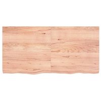 Repisa de Pared Roble Tratada 120x60x(2-6) Cm CFW759842