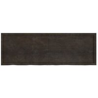 Repisa de Pared de Madera Roble Tratada 180x60cm