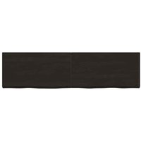 Estante de Pared Repisa Flotante Madera Roble 220x60cm