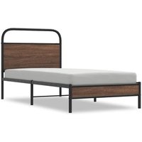 Cama Individual 100x200 cm Estructura de Cama sin Colchón Madera Roble Sonoma MPN Cfw1225436