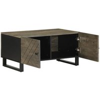 Mesa Auxiliar de Centro Madera Maciza Mango 80x50x40 Cm Cfw655313
