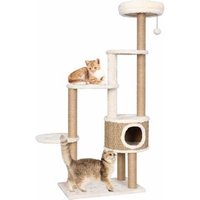Árbol para Gatos con Poste Rascador y Cojín Lujo 148 Cm Árbol para Gatos con Poste Rascador y Cojín Lujo 148 Cm