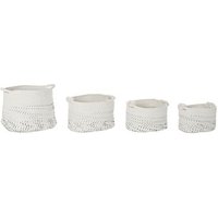 Juego De Cestas Dkd Home Decor Algodón
