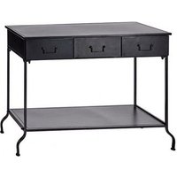 Consola Negro Metal Consola Negro Metal