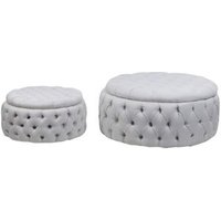 Set de 2 Mesas Auxiliares Stanley 100x100x45 / 75x75x30