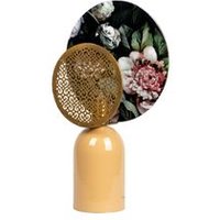 Lámpara de Mesa Metálica Dorada