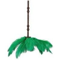 Lámpara de Techo con Plumas Verdes 62x62x174 Cm