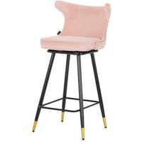 Taburete de Bar Velvet Clinton 46x53x105 Cm