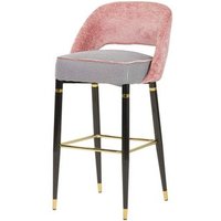 Taburete Houston Velvet Granate