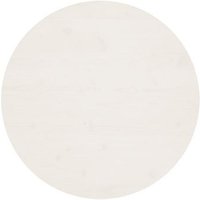 Mesa de madera maciza de pino Vidaxl Ø80x2,5 Cm