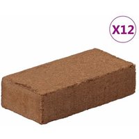 Bloques de Fibra de Coco Vidaxl 7.8kg (12 Unidades)