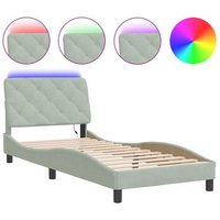 Estructura de Cama con Luces LED 90x190 cm Estructura de Cama con Luces LED 90x190 cm