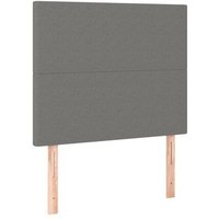 Pack 2 Cabeceros de Cama de Tela Gris Oscuro Pack 2 Cabeceros de Cama de Tela Gris Oscuro