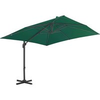 Sombrilla de Jardín Voladiza con Poste de Aluminio 300x300 cm