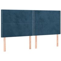 Pack 4 Cabeceros de Cama Terciopelo 80x5x78/88 Cm Pack 4 Cabeceros de Cama Terciopelo 80x5x78/88 Cm