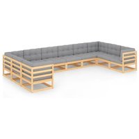 Muebles de Jardín 10 Piezas
