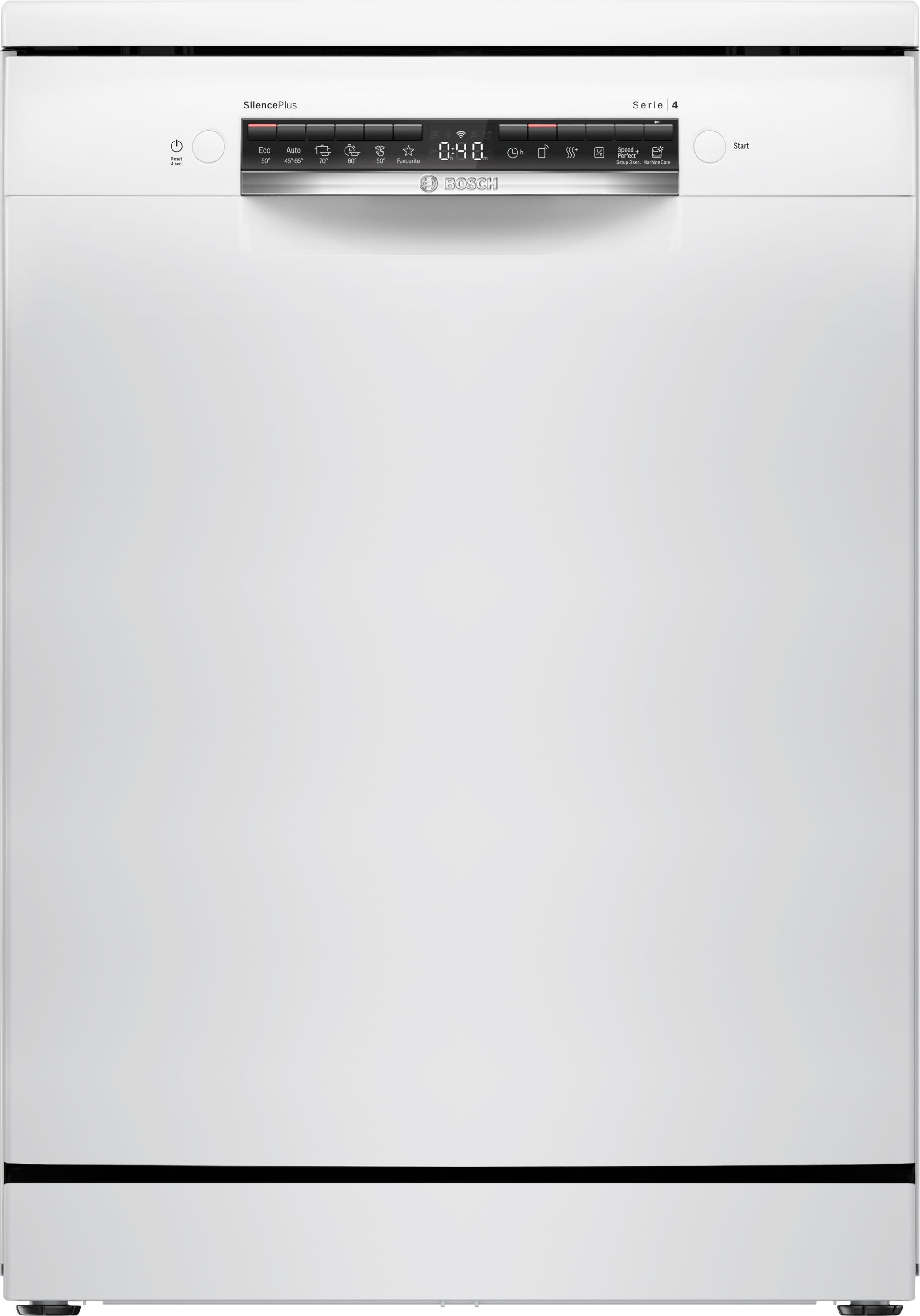 Bosch Serie 4 Lavavajillas de libre instalación SMS4ECW28E 60 cm, 14 servicios, 6 programas