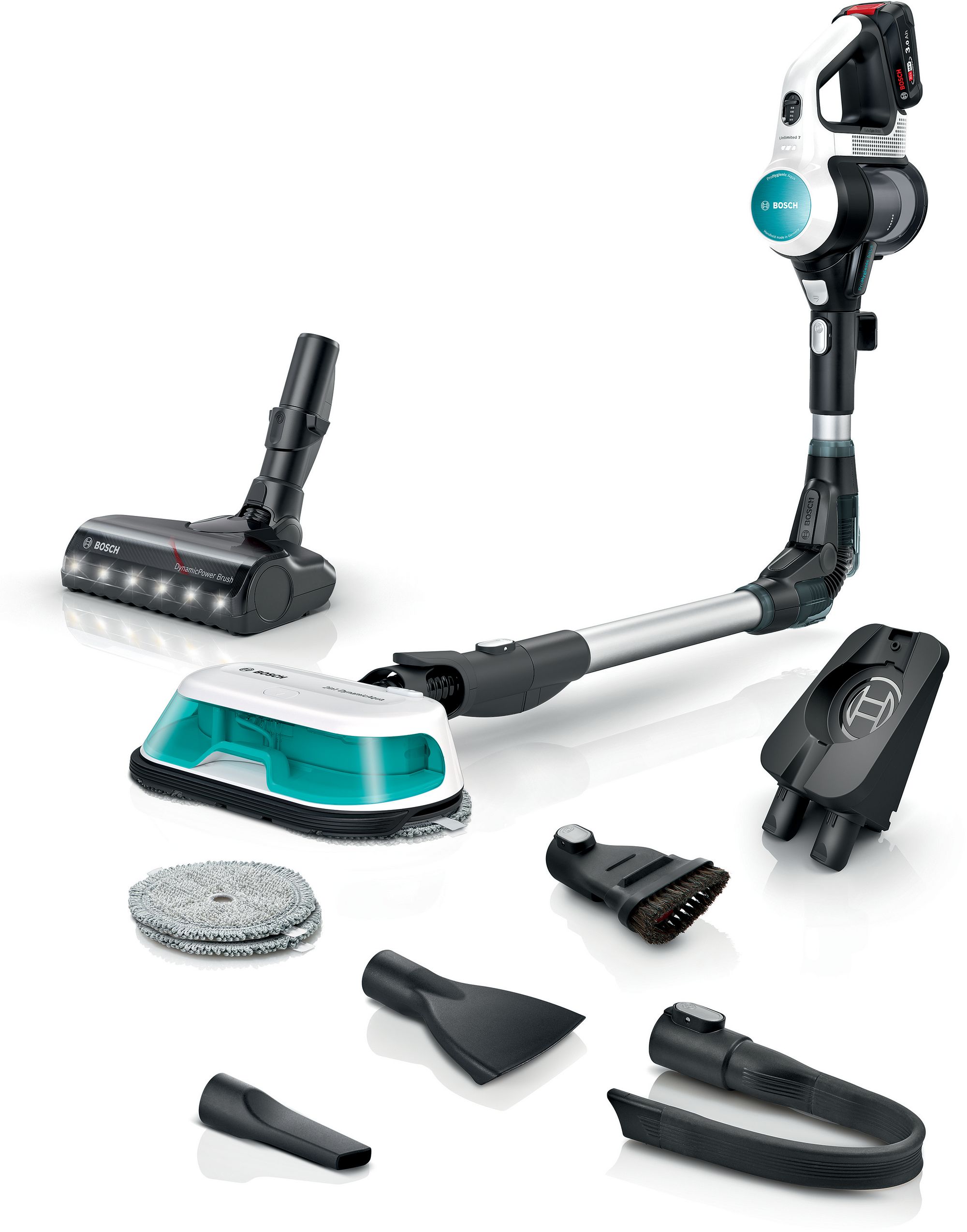 Bosch Unlimited 7 ProHygienic Aqua BCS71HYG4 Aspiradora y Mopa
