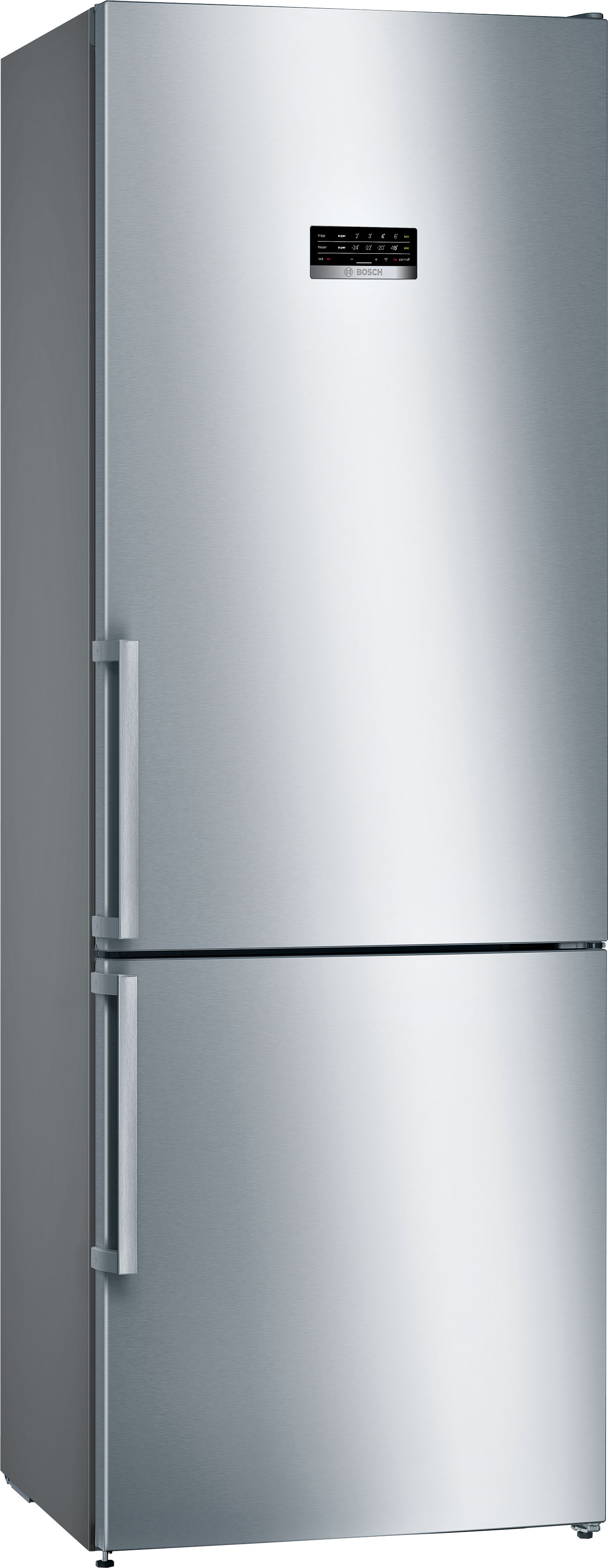 Bosch Serie 4 Frigorífico Combinado 203 x 70 cm Acero Antihuellas