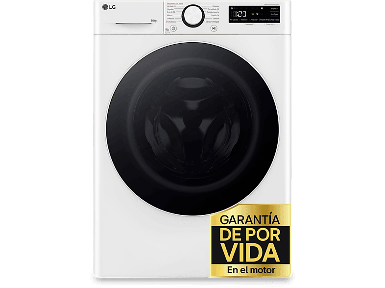 Lavadora Carga Frontal LG F4WR6010A0W Serie 600 10 kg AI Direct Drive Lavadora Carga Frontal LG F4WR6010A0W Serie 600 10 kg AI Direct Drive