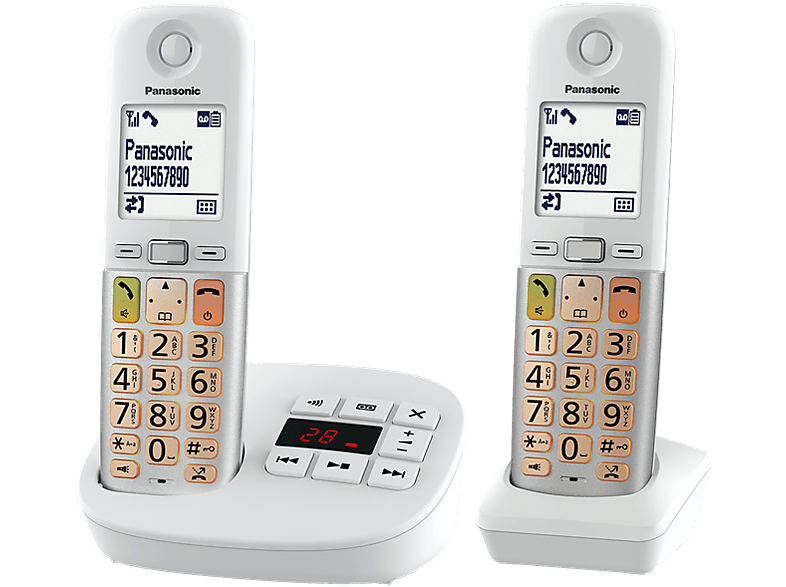 Teléfono Panasonic KX-TGU43 con 2 Teléfonos