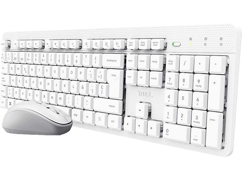 Pack Teclado y Ratón Inalámbrico Trust Ody II