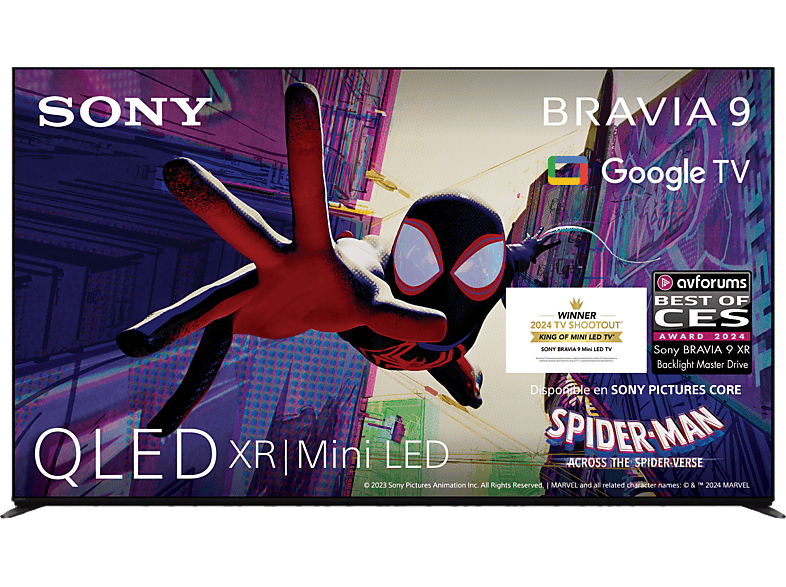 TV Sony Bravia 9 QLED 65" 4K HDR MiniLED 120Hz Smart Google 2024