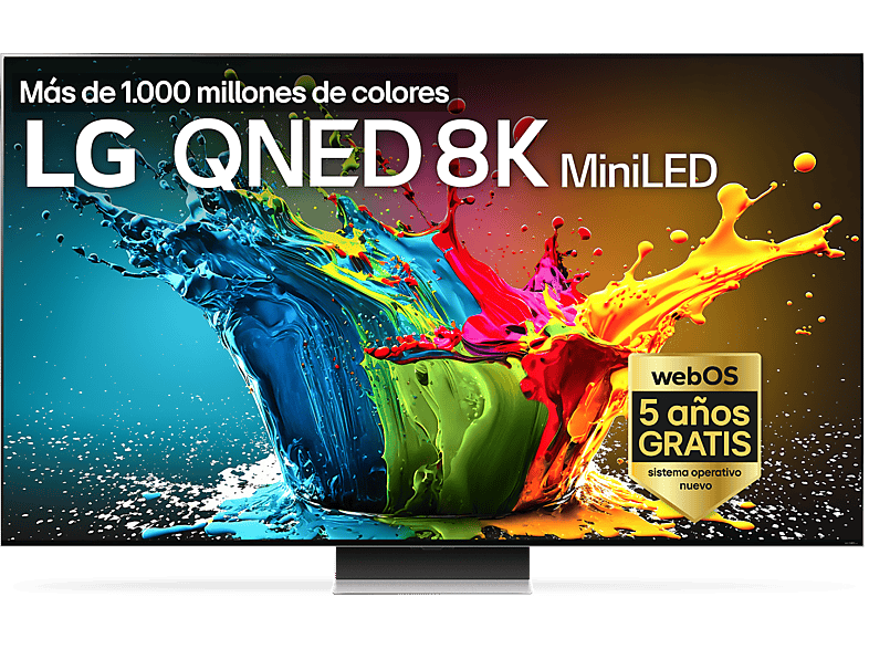 TV QNED 86" LG 86QNED99T9B UHD 8K con Procesador Inteligente 8K α9 Gen7
