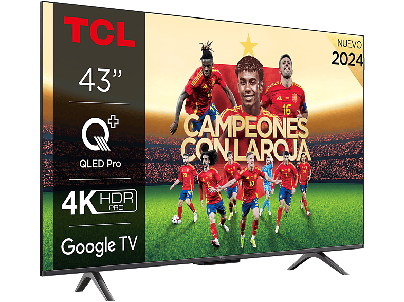 Televisor TCL QLED 43" 4K UHD Negro