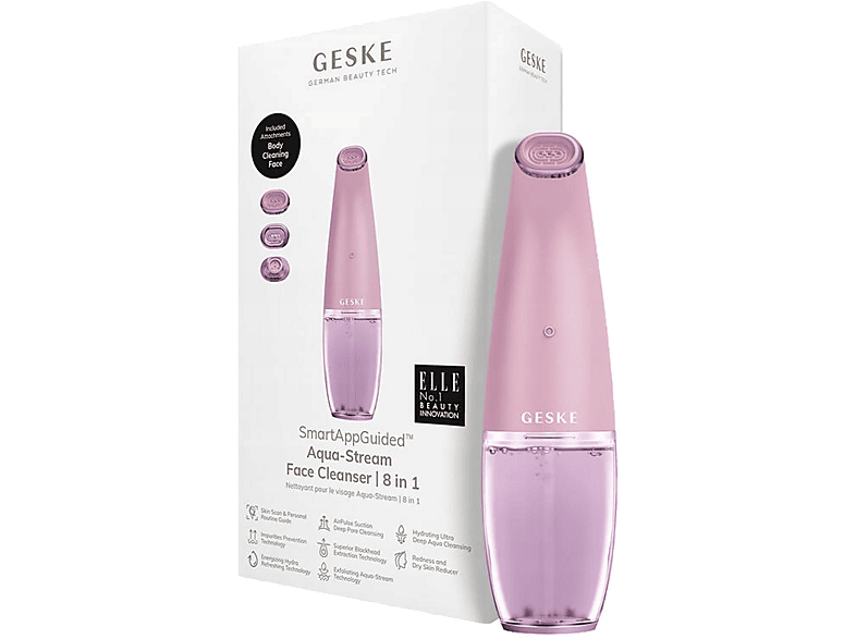 Limpiador Facial Geske Aqua-Stream 8 en 1 para Cara