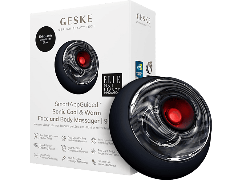 Rejuvenecedor Facial Geske Sonic Cool & Warm Masajeador 9 en 1