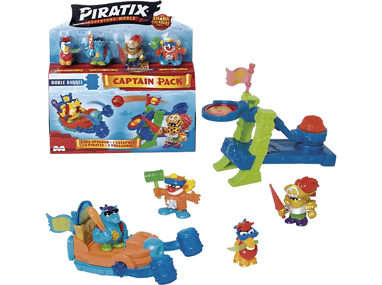 Juego Piratix Shark Treasure Captain Pack