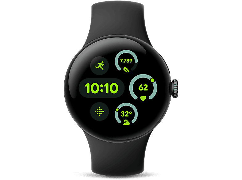 Smartwatch Google Pixel Watch 3, AMOLED, 45 mm, S-L, Aluminio 100% reciclado