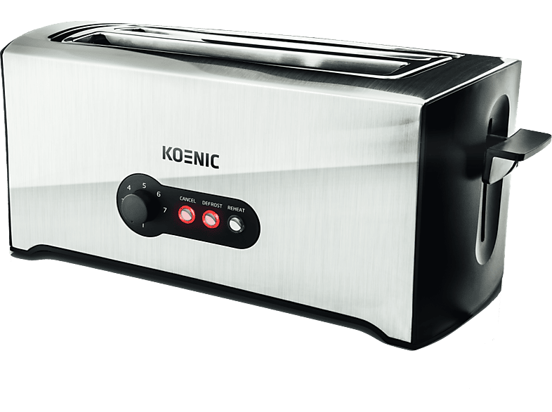 Tostadora Koenic KTO 4331 M, 1600 W, 4 rebanadas
