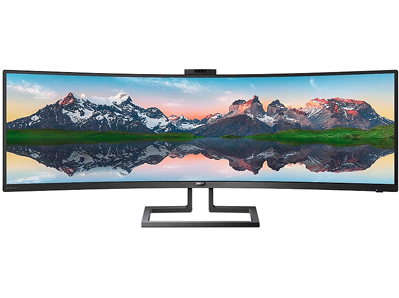 Monitor Philips 499P9H, 48.8" Ultra Wide 5K, SuperWide 32:9
