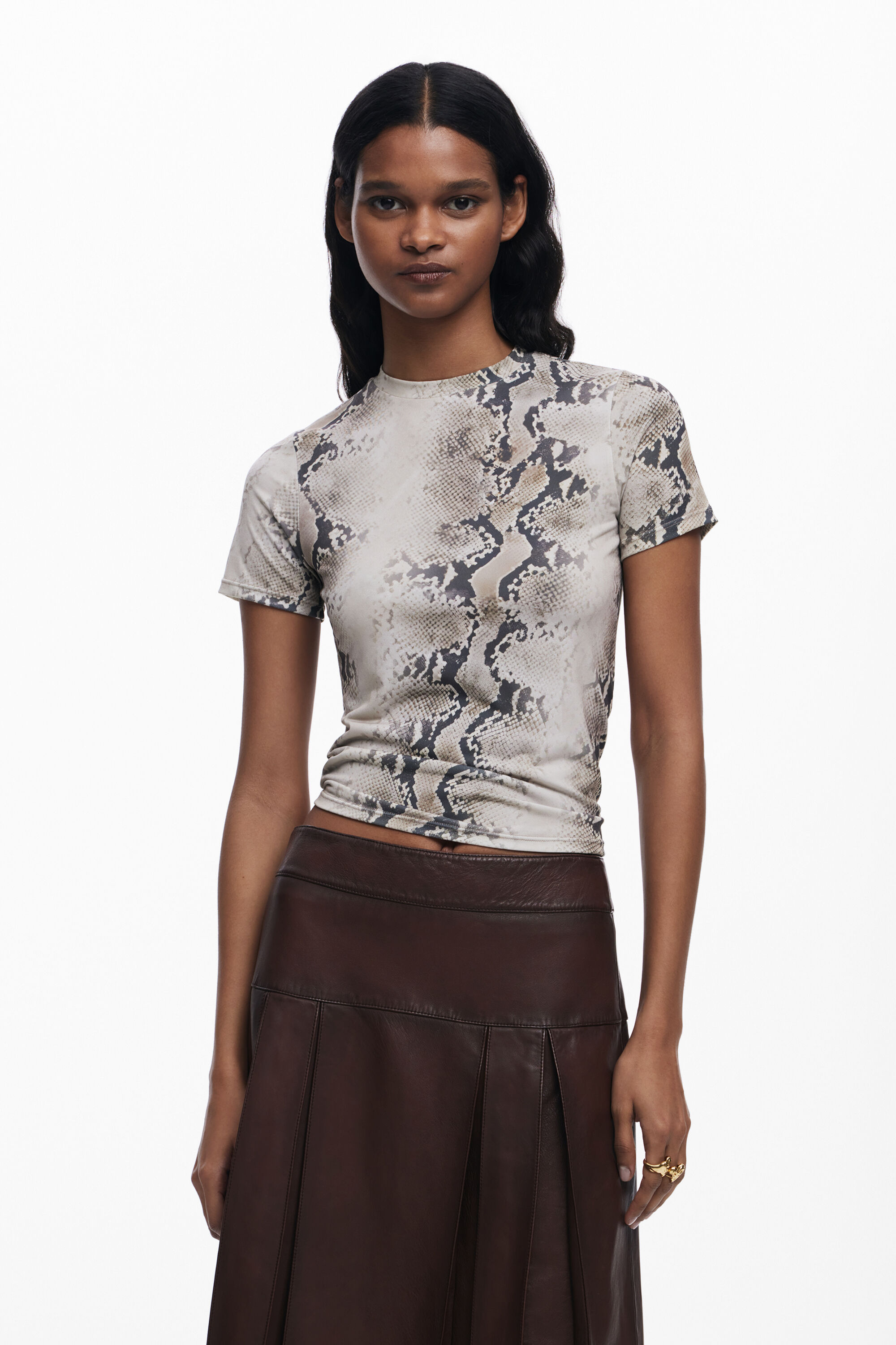 Camiseta Desigual Estampado Animal para Mujer