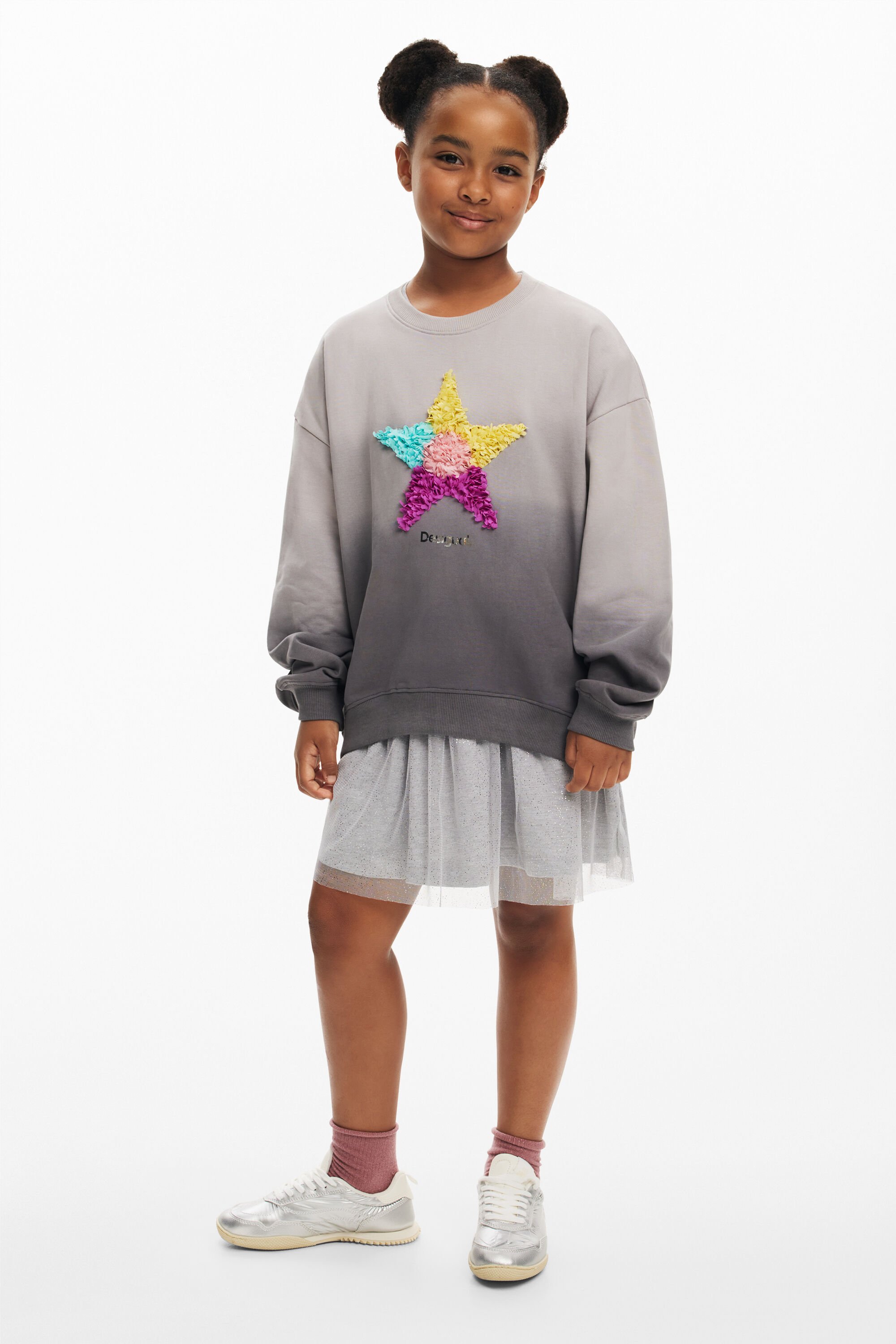 Sudadera degradado estrella mujer Desigual