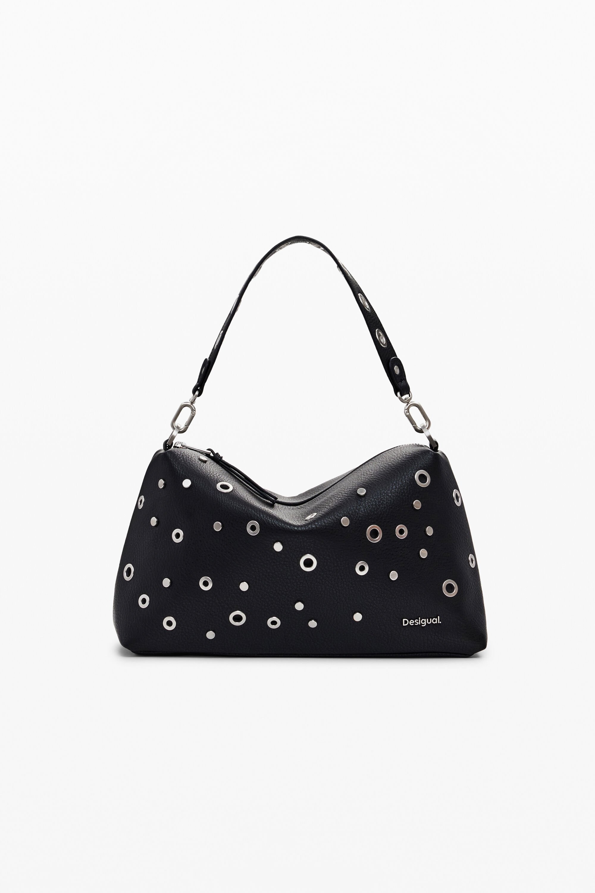 Desigual Bolso de mano con tachuelas para mujer