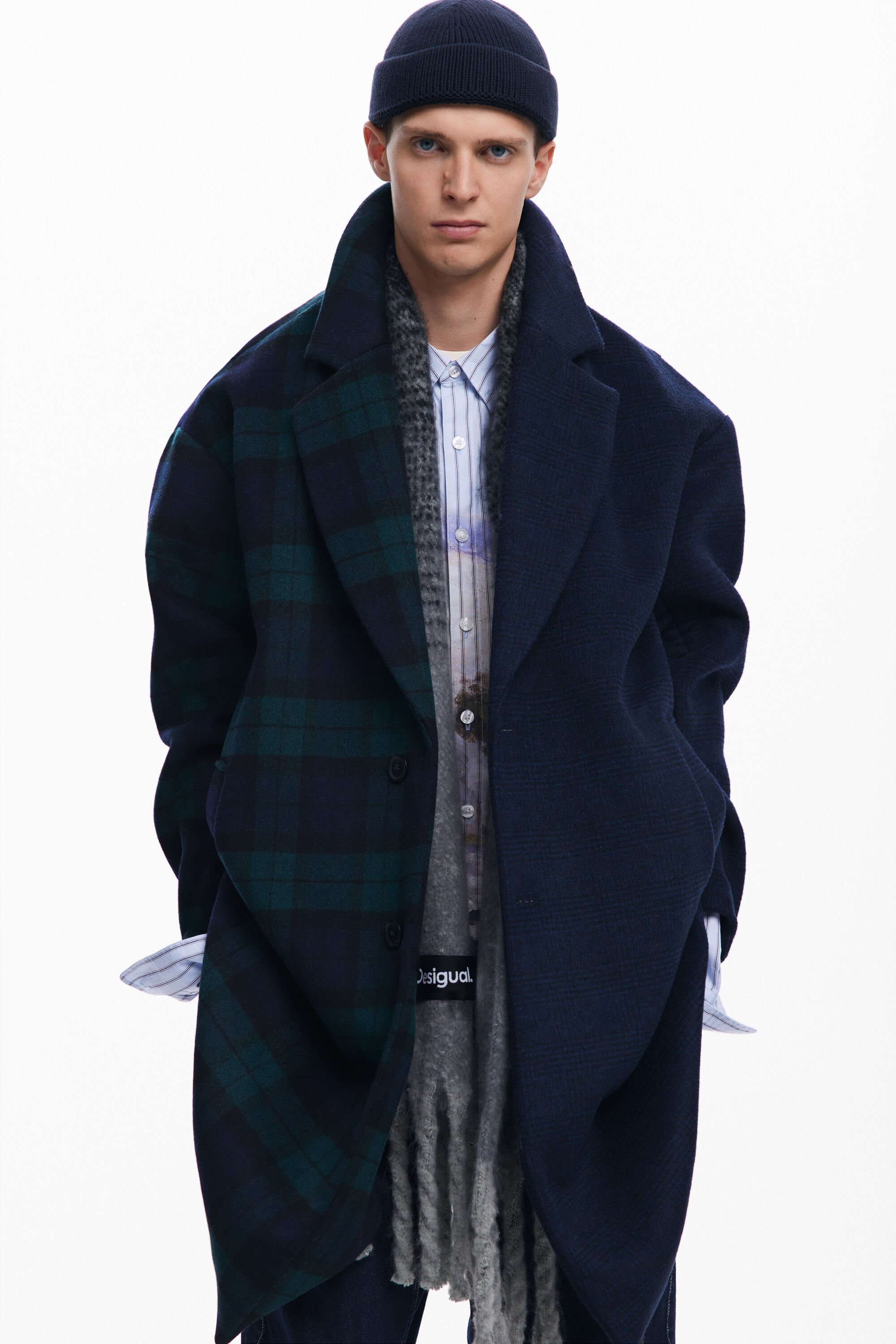Abrigo combinado Desigual para hombre
