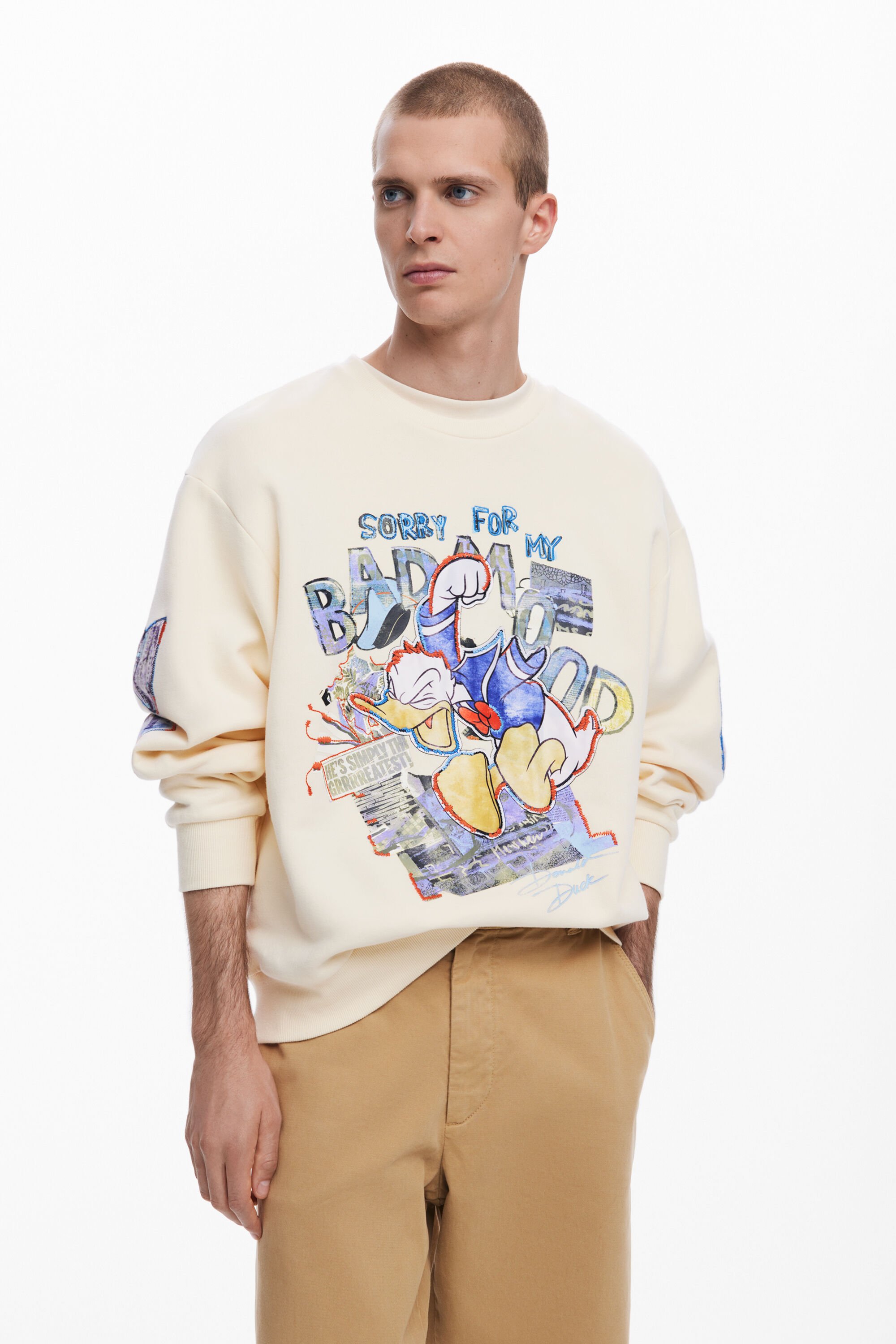 Sudadera Desigual Donald™ Bad Mood Hombre Sudadera Desigual Donald™ Bad Mood Hombre
